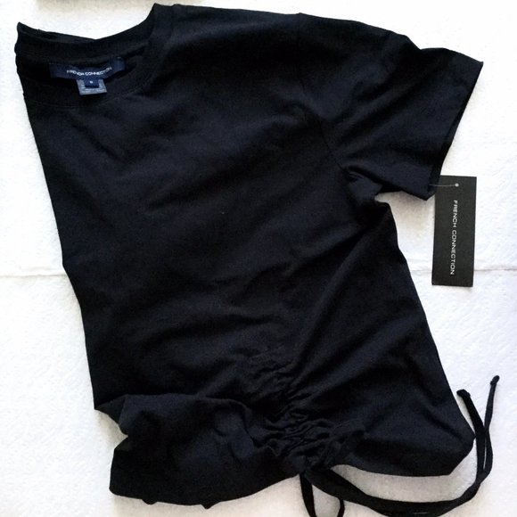 French Connection Tie Hem Top - Picture 1 of 5